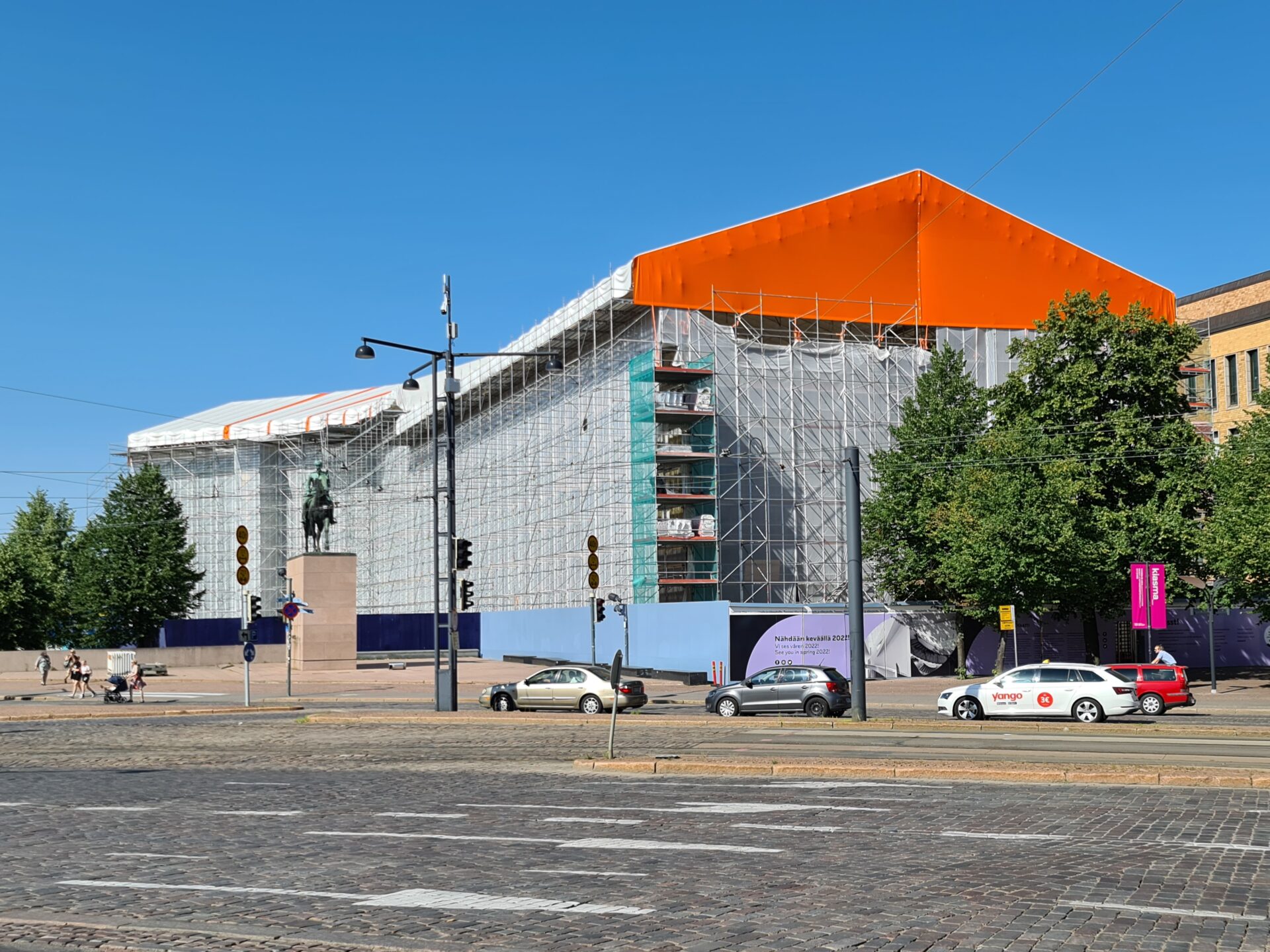 Rakennusteline Kiasma