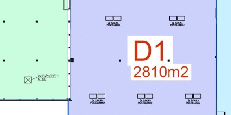 KOy Lahden Teollisuuskeskus_Lohko D1_2810m2